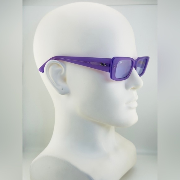 Ray-Ban Teru Bio Based Sunglasses RB4425 Transparent Purple Frame Violet Lenses main image 14